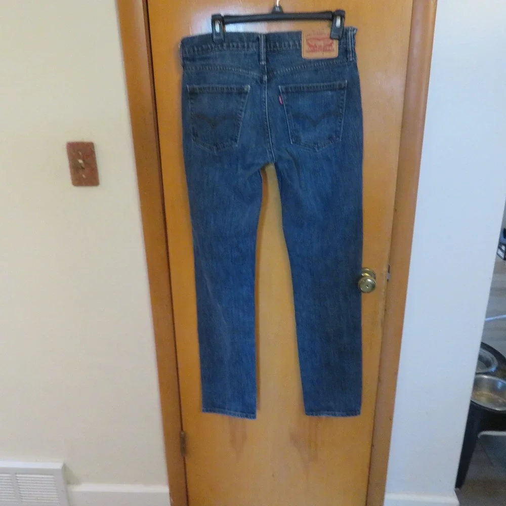 Levis 511 Slim Fit Jeans Mens 32x34 Blue Denim Medium Wash 04511-1150